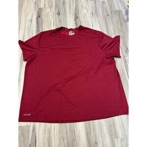 Russell Training Fit Fresh Force Short Sleeve Red Athletic T-Shirt 3XL